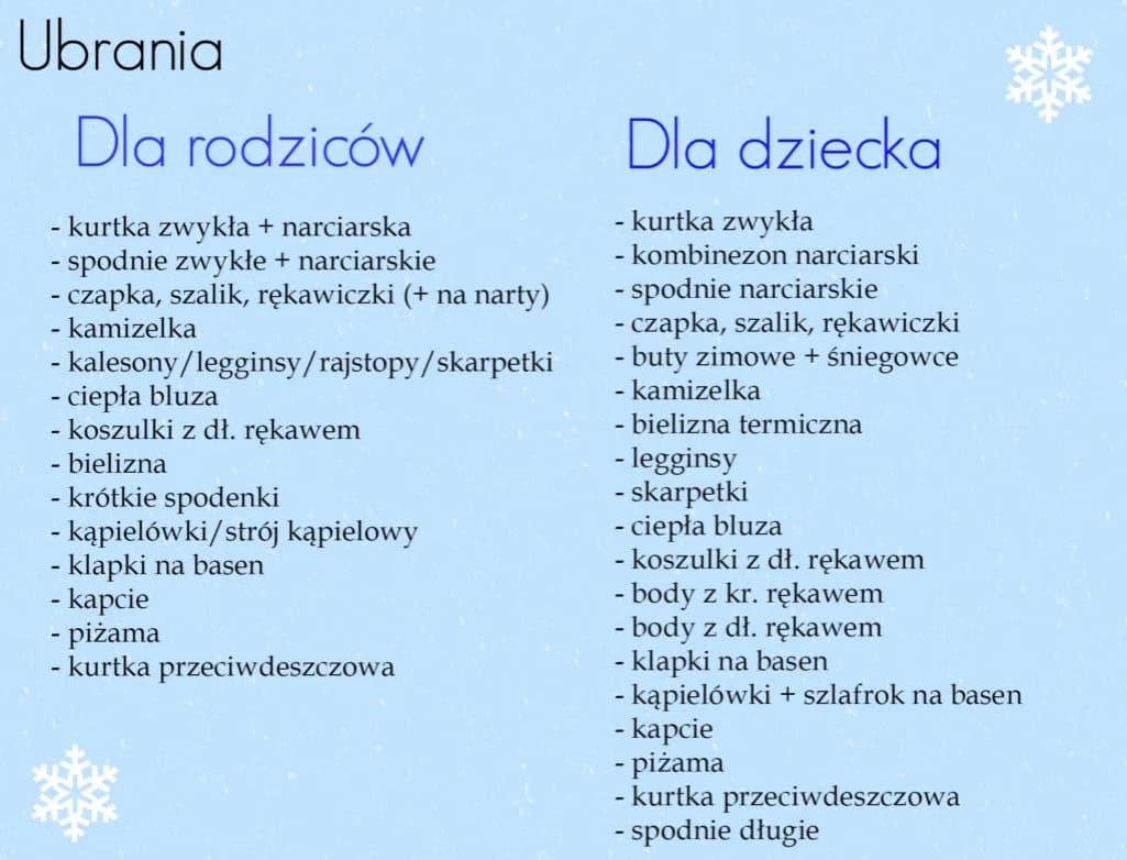 Co zabrać na wyjazd w góry z dzieckiem zimą, by uniknąć problemów