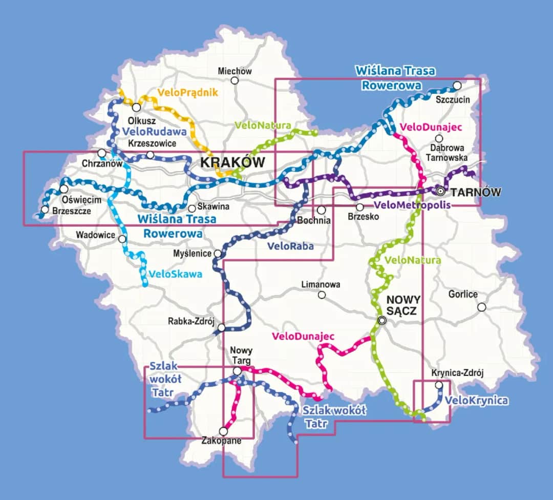 Jak znaleźć lepszą mapę rowerową Małopolski? Rady dla cyklistów