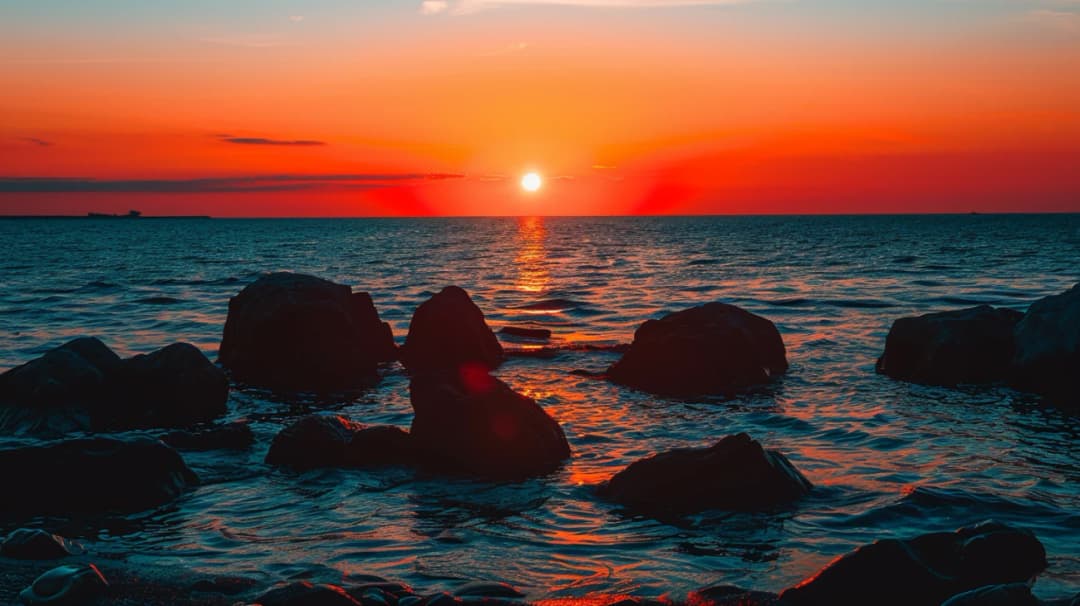 Niezapomniane zachody słońca nad Bałtykiem - piękno morza