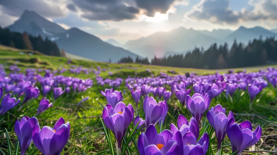 Kwitnące krokusy w Dolinie Chochołowskiej: kiedy zobaczyć?