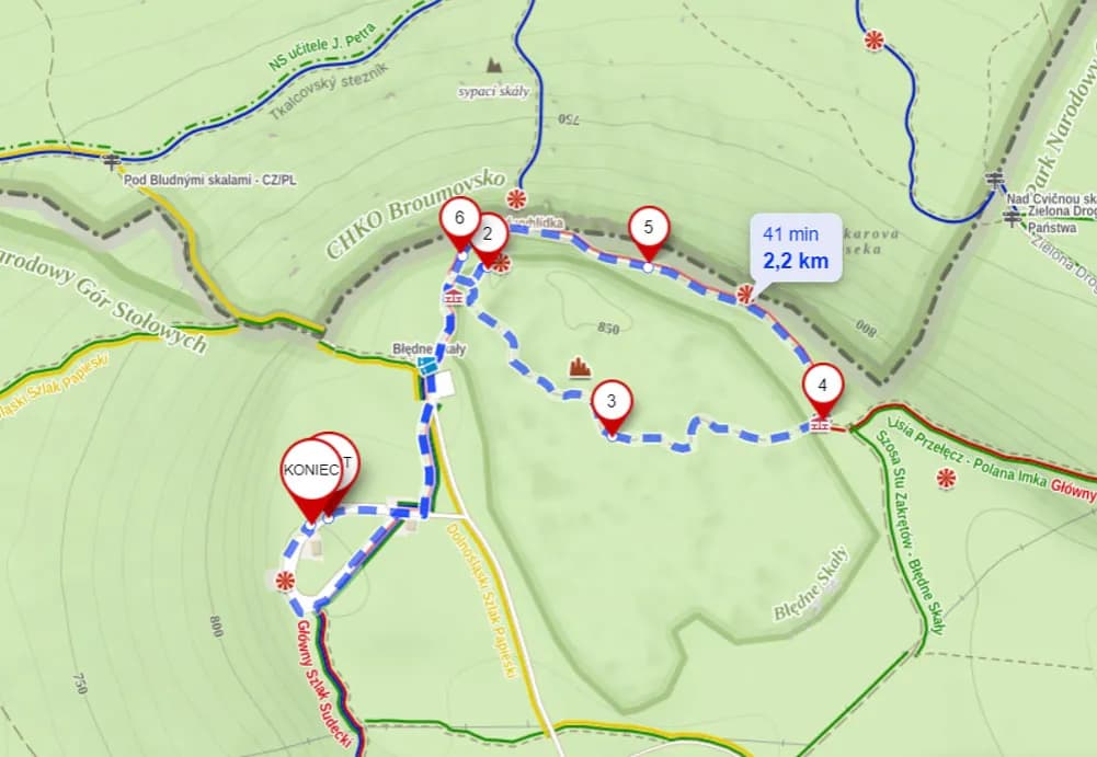 Jak dojść do Błędnych Skał z Kudowy-Zdroju? Trasa krok po kroku